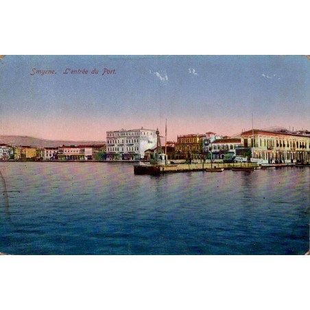 Smyrne - L'entrée du Port