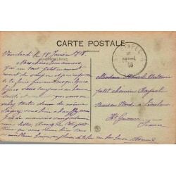Salonique Place Église Prophète Élie CPA Grèce 1918