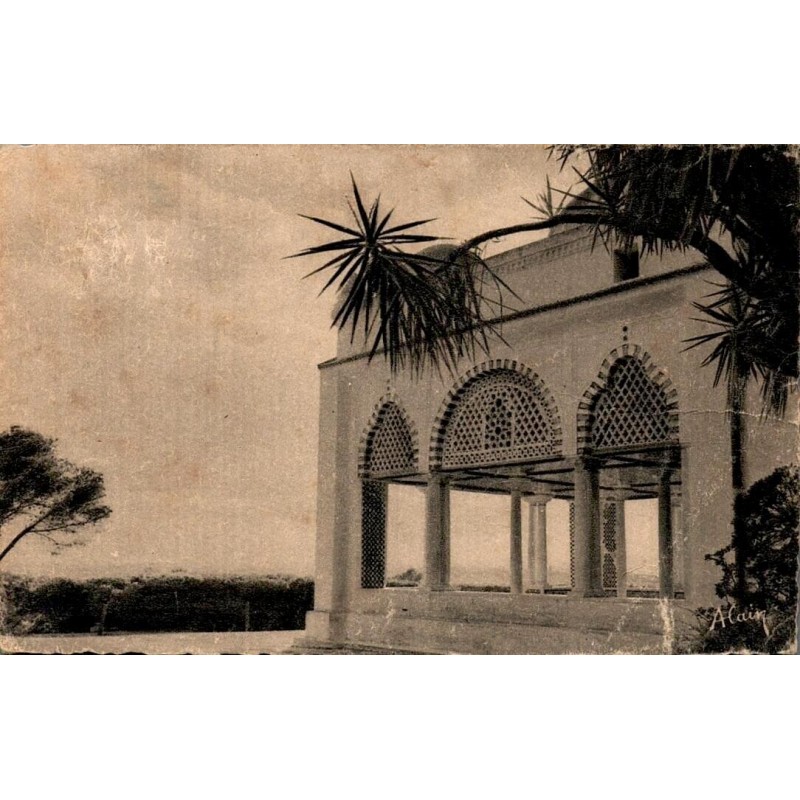 Tunis La Koubba du Belvédère Tunisie carte postale ancienne circulée