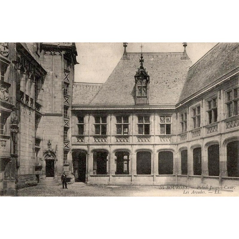 55 - BOURGES - Palais Jacques Cœur - Les Arcades -- LL