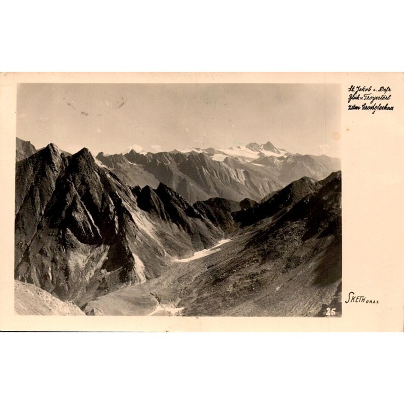 Saint Jacques Defereggental Hochschober Tyrol oriental carte postale ancienne