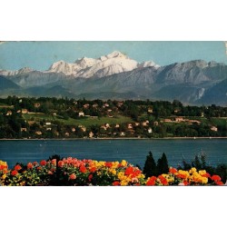 540 - Le Mont Blanc (4810 m) Vue des énvirons de Genèves