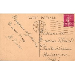 Carte postale ancienne Bourges cathédrale grand portail
