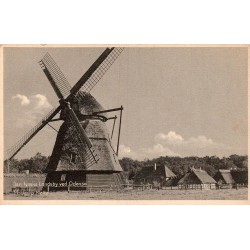 Maderup Molle Den Fynske Landsby Odense Danemark carte postale ancienne moulin