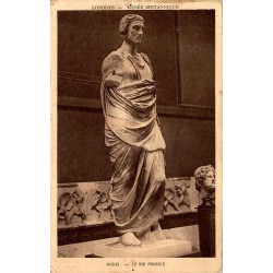 Carte postale ancienne British Museum Londres Phidias Le Roi Mausole éditée par Braun et Cie