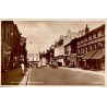 Carte postale semi-moderne Huddersfield New Street Angleterre circulée en 1951 vue urbaine du Yorkshire