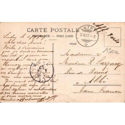 Lutry Vue Générale Suisse Carte Postale Ancienne CPA Circulée 1907 N°684
