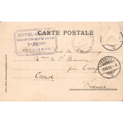 Chillon Château de Chillon Suisse Carte Postale Ancienne CPA J.J. 2395