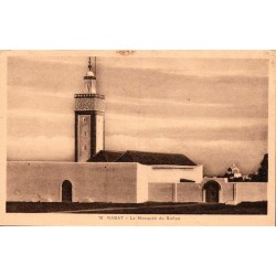 Rabat Mosquée du Sultan Maroc carte postale ancienne CPA Librairie Moderne numéro 18