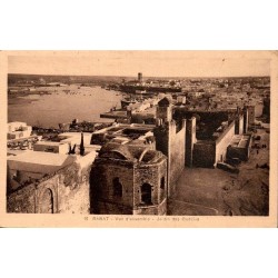 Rabat Jardins des Oudaïas vue d’ensemble Maroc carte postale ancienne CPA numéro 15