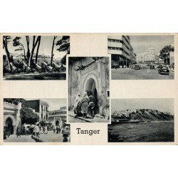 Tanger Maroc carte postale ancienne CPA éditeur Tukker vue générale non circulée