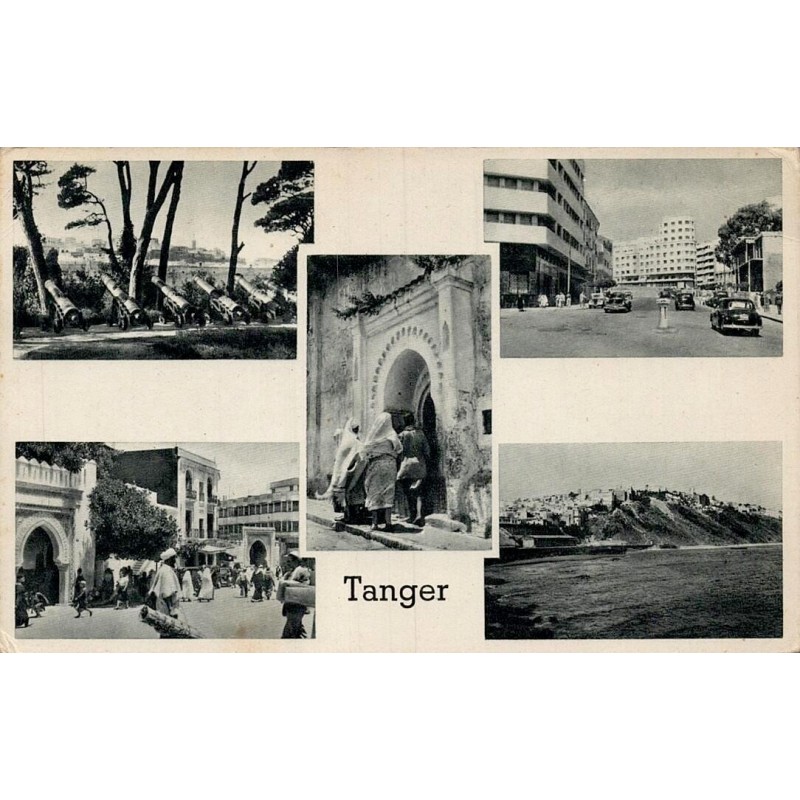 Tanger Maroc carte postale ancienne CPA éditeur Tukker vue générale non circulée