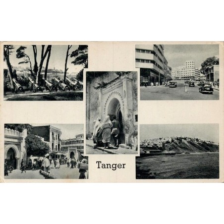 Tanger Maroc carte postale ancienne CPA éditeur Tukker vue générale non circulée