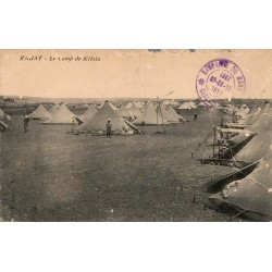 Rabat Camp de Kébila Maroc carte postale ancienne CPA circulée 1911 camp militaire