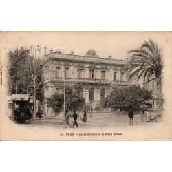 Oran Préfecture et Place Kléber Algérie carte postale ancienne CPA numéro 10
