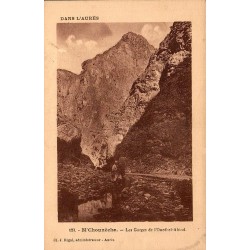M'Chouneche gorges de l’Oued El Abiod Algérie carte postale ancienne CPA J Bienaimé numéro 123