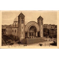 Carte postale ancienne Oran La Cathédrale Algérie CPA ND Phot série 49