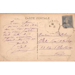 Carte postale ancienne Semur-en-Auxois donjon et Armançon