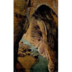 Carte postale ancienne Constantine Porte Naturelle dans les gorges du Rhummel Algérie CPA série 943