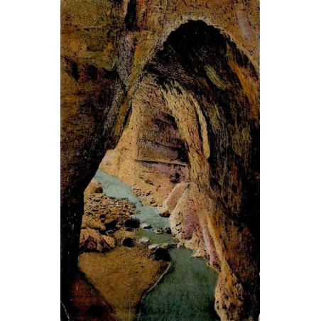 Carte postale ancienne Constantine Porte Naturelle dans les gorges du Rhummel Algérie CPA série 943