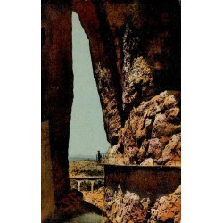 Carte postale ancienne Constantine Sortie des Gorges du Rhummel Algérie CPA série 942