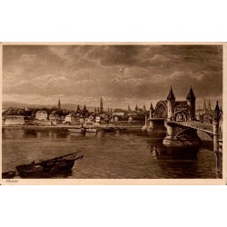 Carte postale ancienne Bonn Allemagne CPA ND Phot série 318 vue urbaine