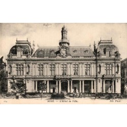 Carte postale ancienne Bône Hôtel de Ville Algérie CPA Neurdein