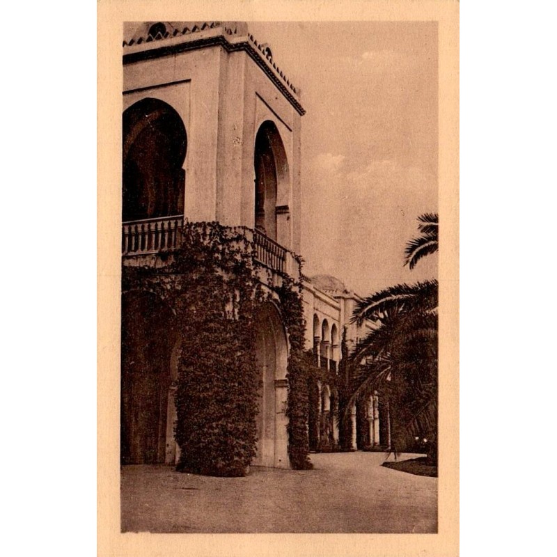 Carte postale ancienne Alger Palais d'Été Le Porche Algérie CPA Neurdein