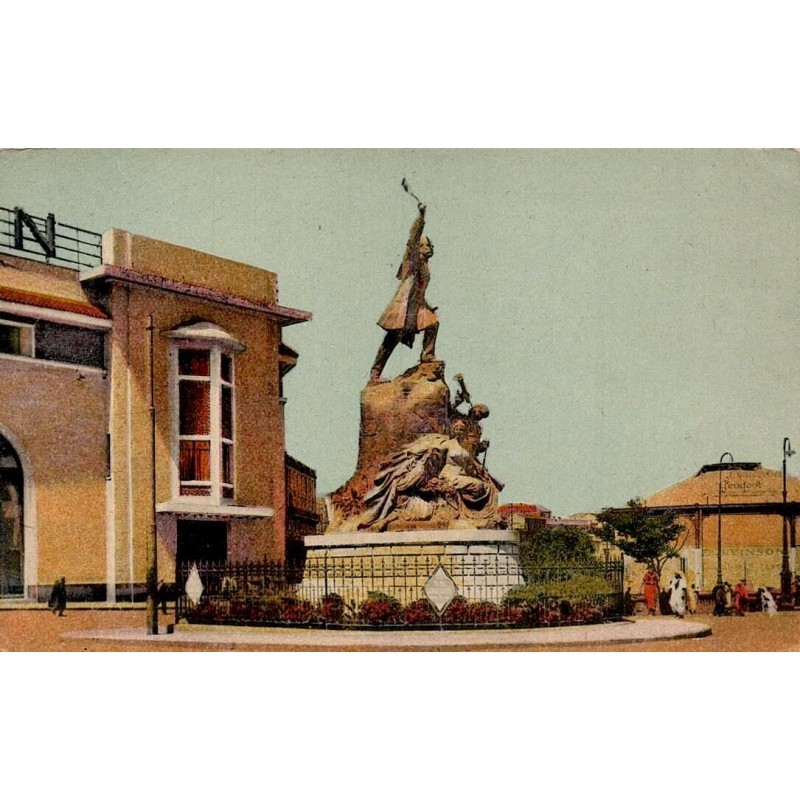Carte postale ancienne Constantine Monument au Général Lamoricière Algérie CPA ND Phot série 928