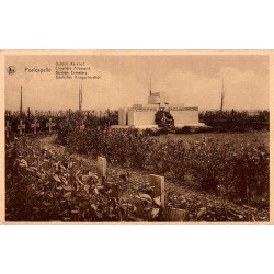 Carte postale ancienne Poelcapelle Cimetière Allemand Belgique CPA Neurdein