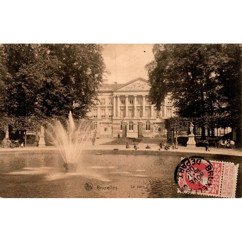 Carte postale ancienne Bruxelles Le Parc Belgique CPA Neurdein
