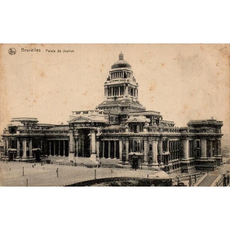 Carte postale ancienne Bruxelles Palais de Justice Belgique CPA Neurdein