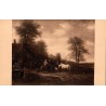 Carte postale ancienne Bruxelles Halte des Voyageurs Isaac van Ostade Musée de Bruxelles CPA Neurdein