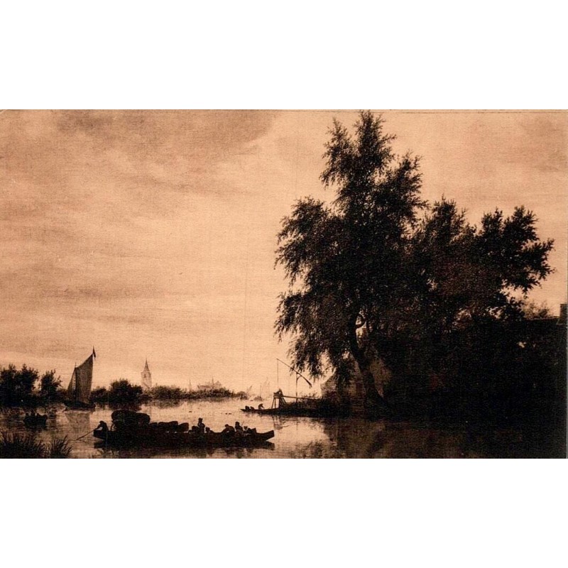 J. Ruysdael - Le Bac - Musée de Bruxelles