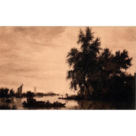J. Ruysdael - Le Bac - Musée de Bruxelles