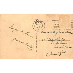 Namur La Cathédrale Belgique Carte Postale Ancienne CPA Circulée 1937 Trill