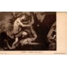 Carte postale ancienne reproduisant Apollon écorchant Marsyas de Jusepe de Ribera au Musée de Bruxelles, référence LL 208.