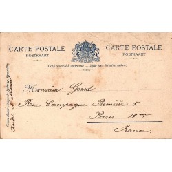 Bruxelles Théâtre Flamand Belgique Carte Postale Ancienne CPA Circulée Grand Bazar Aspach