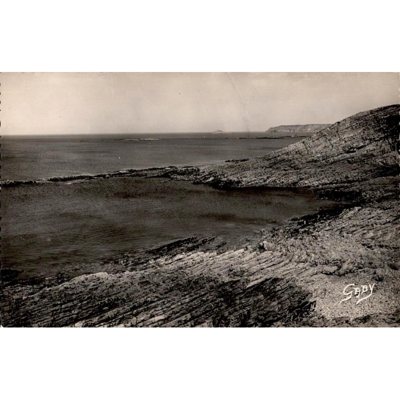 Carte postale ancienne de la Pointe du Châtelet à Erquy falaises maritimes