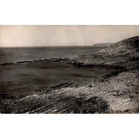Carte postale ancienne de la Pointe du Châtelet à Erquy falaises maritimes