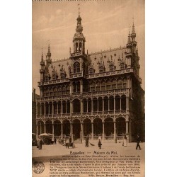 Carte postale ancienne Bruxelles Maison du Roi Ancienne Halle au Pain édition Desaix Belgique