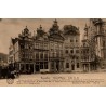 Carte postale ancienne Bruxelles Grand-Place côté sud-ouest maisons de corporations édition Desaix