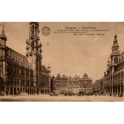 Carte postale ancienne Bruxelles Grand-Place Hôtel de Ville Maison du Roi édition Desaix