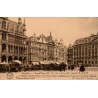 Carte postale ancienne Bruxelles Grand-Place côtés sud-est et nord-est maisons corporatives édition Desaix
