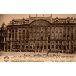 Carte postale ancienne Bruxelles Grand-Place Maison des Ducs de Brabant édition Desaix