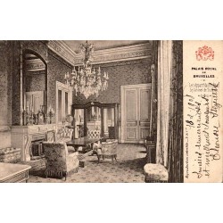 Carte postale ancienne Bruxelles Palais Royal Cabinet de Toilette du Khédive Belgique