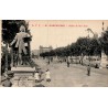 Barcelona Salón de San Juan carte postale ancienne CPA A.T.V. 40 avec vue du Passeig de Sant Joan et Arc de Triomf.
