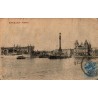 Barcelona Puerto monument à Christophe Colomb carte postale ancienne CPA circulée