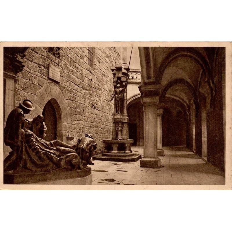 Loyola Fuente de San Ignacio entrée Santa Casa carte postale ancienne CPA Espagne