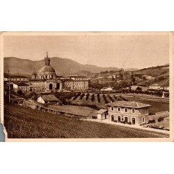 Loyola vue générale basilique sanctuaire Pays basque carte postale ancienne CPA